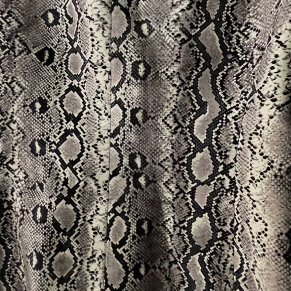 MICHAEL MICHAEL KORS SNAKESKIN ONE BUTTON BLAZER SZ6 - Picture 6 of 8